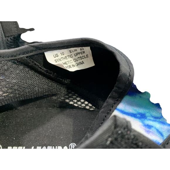 Reel Legends Men's Size 10 Water Shoes Blue & Green Beach Swim Velcro Straps - Picture 9 of 9